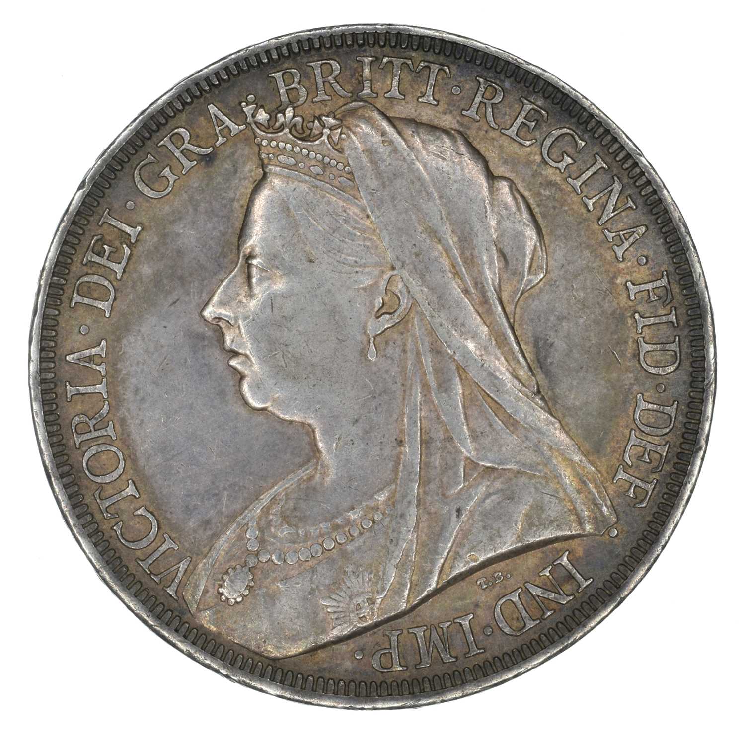 Lot 43 - Queen Victoria, Crown, 1897 LX.