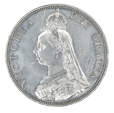 Lot Queen Victoria, Double-Florin, 1890.