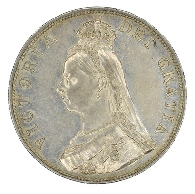 Lot Queen Victoria, Double-Florin, 1887.