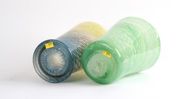 Lot 143 - Two Art Glass Tapered Vases
