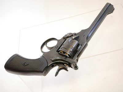 Lot 127 - Webley .177 CO2 revolver air pistol, MkVI .455...