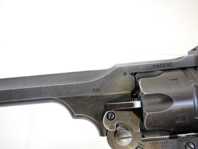Lot 127 - Webley .177 CO2 revolver air pistol, MkVI .455...
