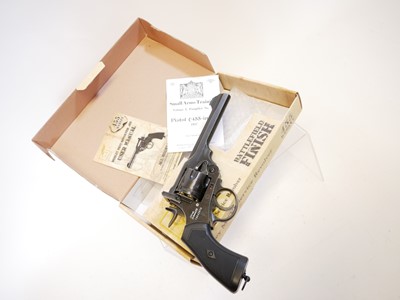 Lot 127 - Webley .177 CO2 revolver air pistol, MkVI .455...