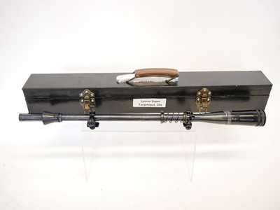 Lot 492 - Lyman Super targetspot 20x scope, with mounts,...