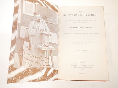 Lot 200 - Rowland Ward, The Sportsman's Handbook for...