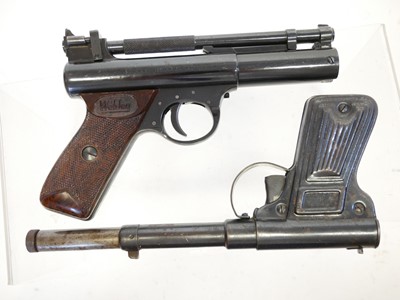 Lot 130 - Webley Premier .22 air pistol, cylinder number...
