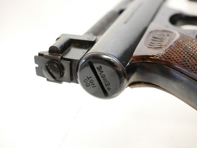 Lot 130 - Webley Premier .22 air pistol, cylinder number...