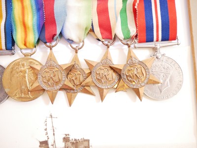 Lot 207 - WWI / WWII D.S.C. medal set and 1856 pattern...
