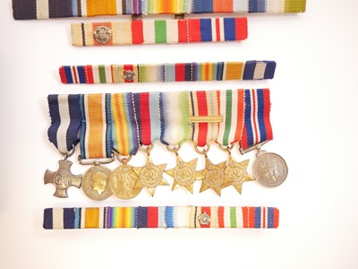 Lot 207 - WWI / WWII D.S.C. medal set and 1856 pattern...