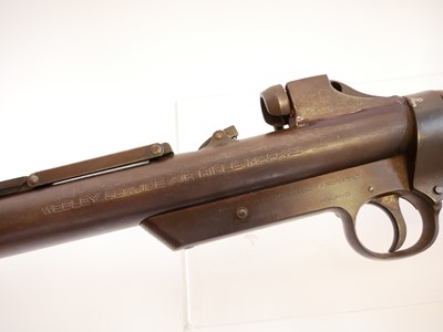 Lot 458 - Stock and action of a Webley service rifle,...