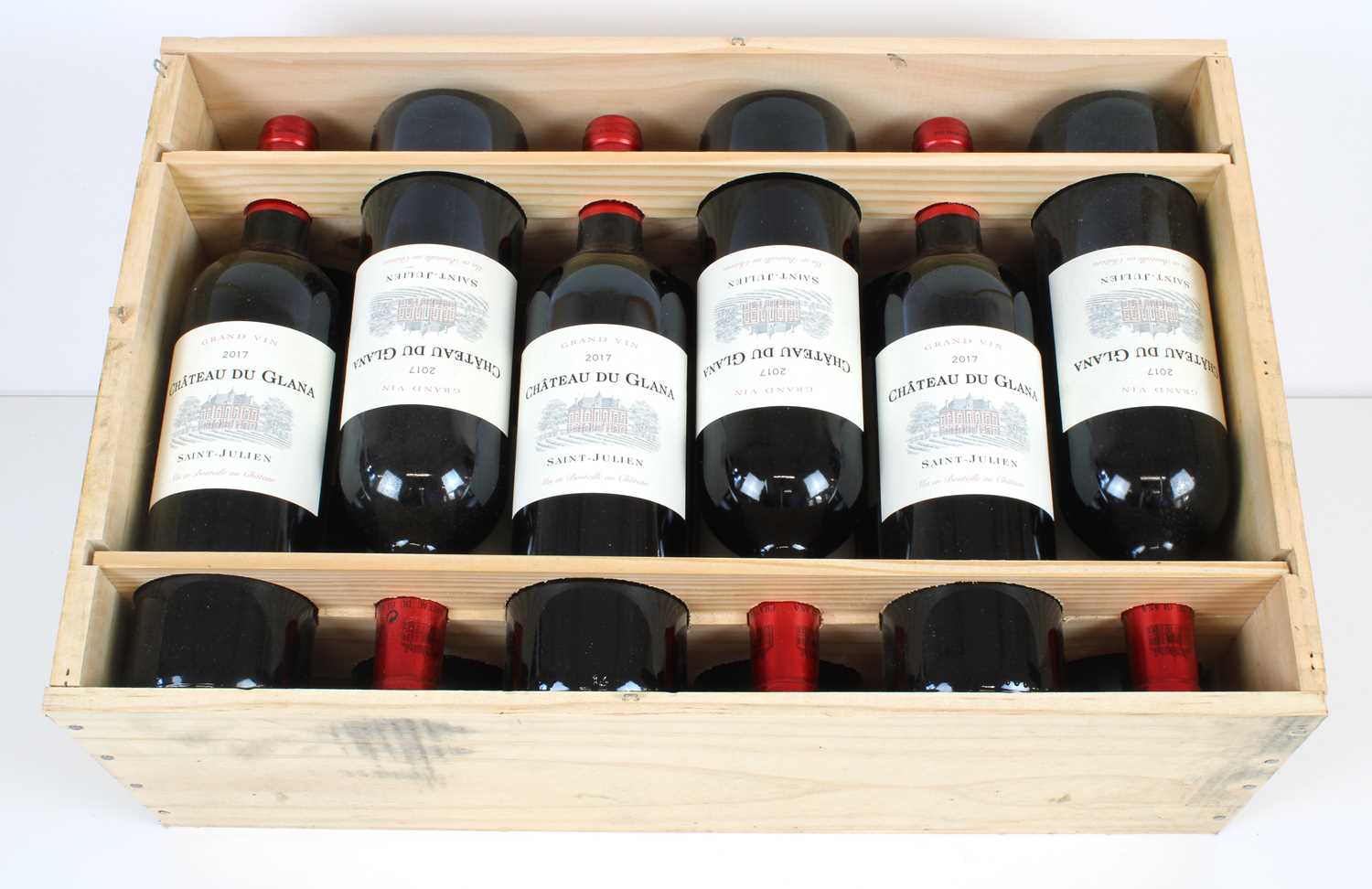 Lot 14 - 12 bottles in OWC Chateau du Glana Bourgeois Exceptionnel St Julien 2017