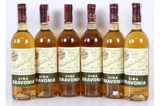 Lot 77 - 6 Bottles Rioja R.Lopez de Heredia Vina Tondonia ‘Gravonia’ Rioja Blanco 2008