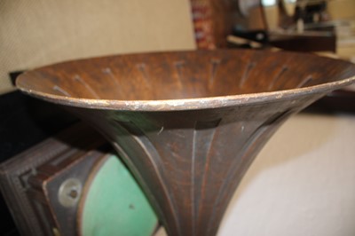 Lot 296 - An Early 20th Century Gramophone with Oak Horn by The Gramophone & Typewriter Co. Ltd.