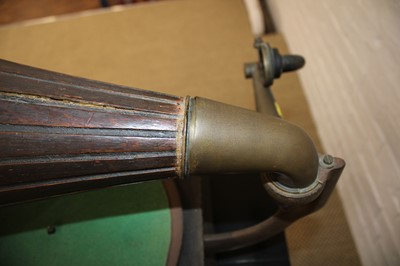 Lot 296 - An Early 20th Century Gramophone with Oak Horn by The Gramophone & Typewriter Co. Ltd.