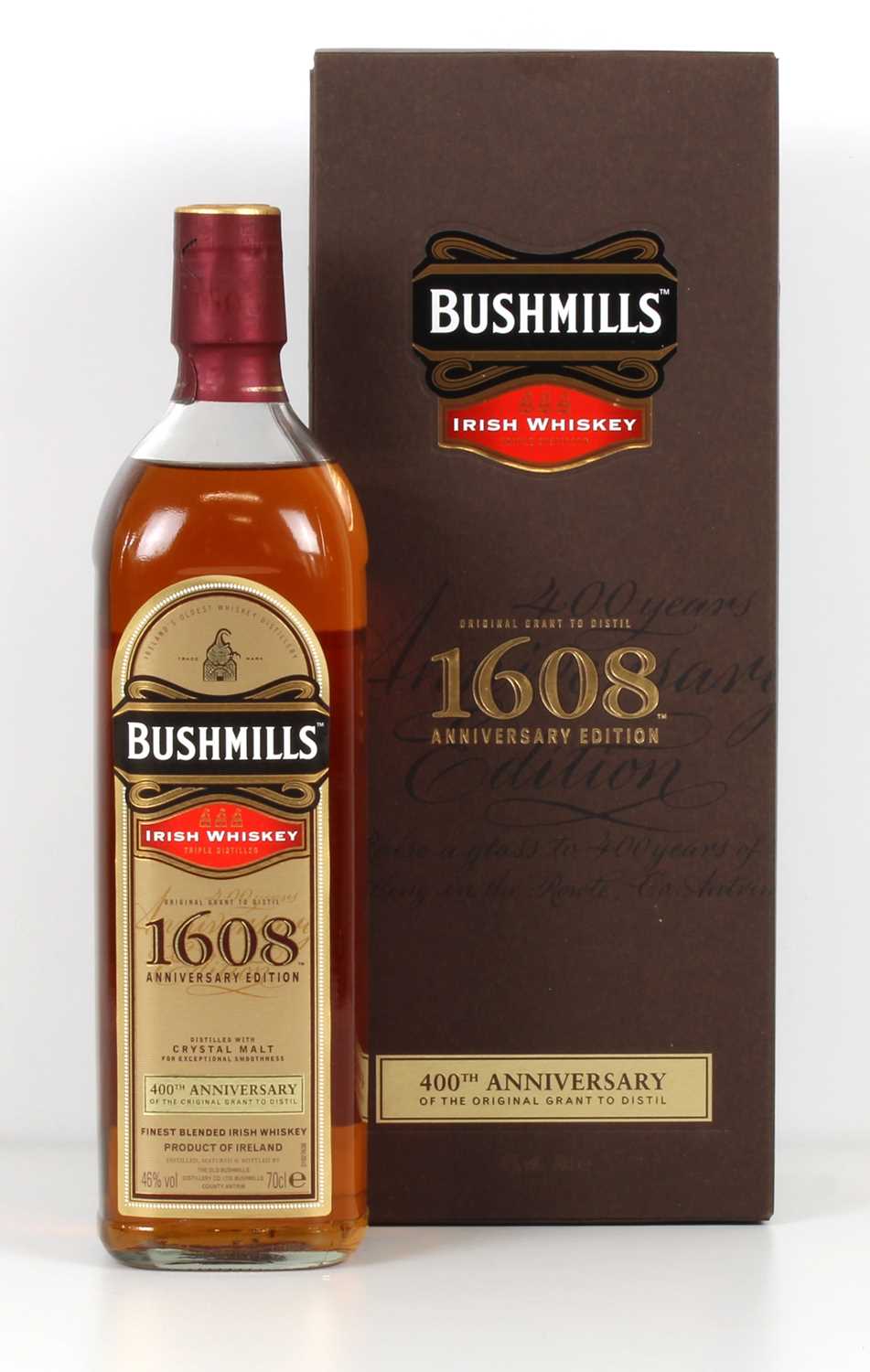 Lot 56 - 1 bottle in Original Packaging and protective sleeve Bushmills