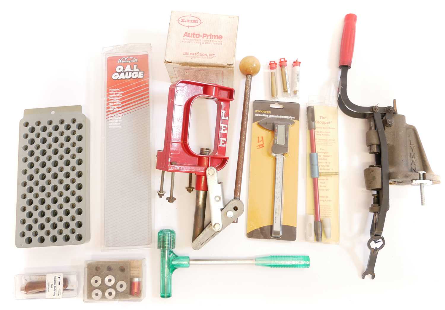 Lot 523 - Mixed reloading tools, to include a Lyman