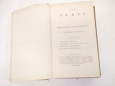 Lot 216 - Johnson (S.), Steevens (G.) et al.