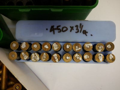 Lot 513 - .450 Nitro Express 3 1/4 brass cases, to...