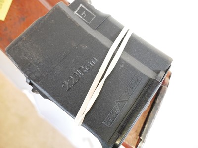 Lot 448 - Five AK magazines, including two Bakelite AK74...