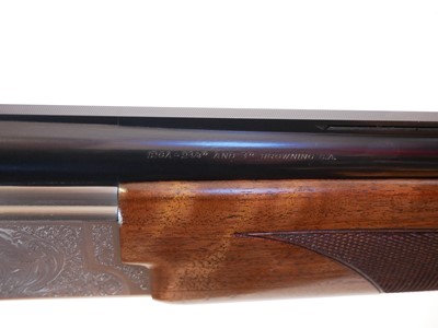 Lot 382 - Browning B525 12 bore over and under shotgun,...