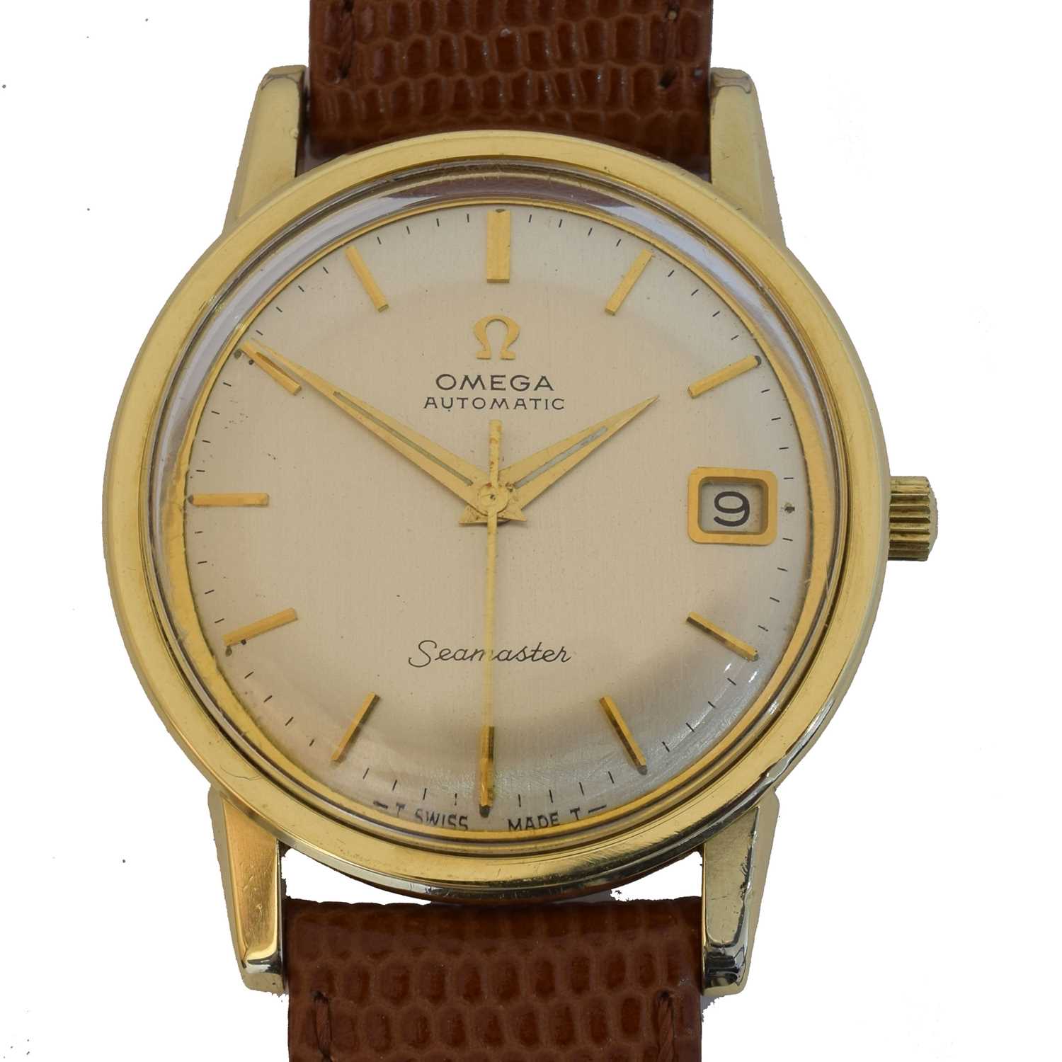 Lot 230 - A 1960s Omega Seamaster automatic wristwatch, ref. 166.003.