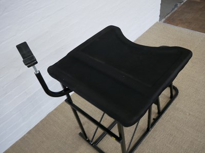 Lot 420 - Collapsible shooting bench and seat.
