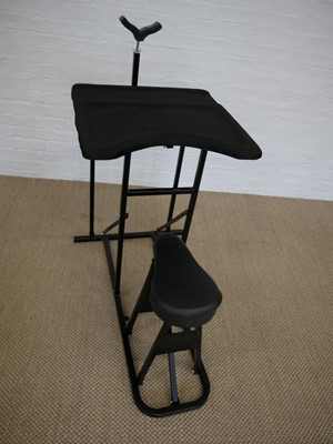 Lot 420 - Collapsible shooting bench and seat.