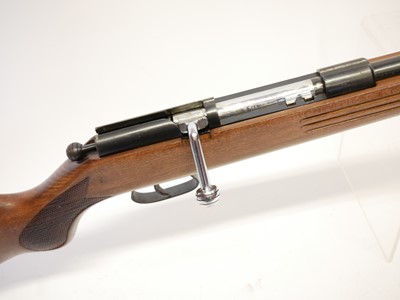 Lot 347 - French .410 bolt action shotgun with silencer,...