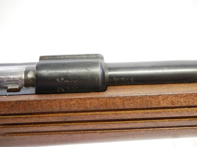 Lot 347 - French .410 bolt action shotgun with silencer,...
