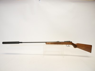 Lot 347 - French .410 bolt action shotgun with silencer,...