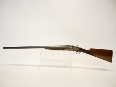 Lot 355 - Silver Sable 12 bore side by side shotgun,...