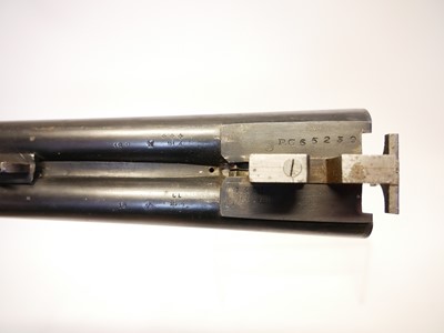 Lot 355 - Silver Sable 12 bore side by side shotgun,...