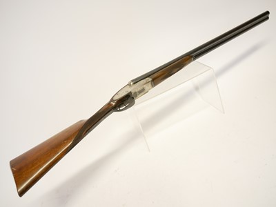 Lot 355 - Silver Sable 12 bore side by side shotgun,...