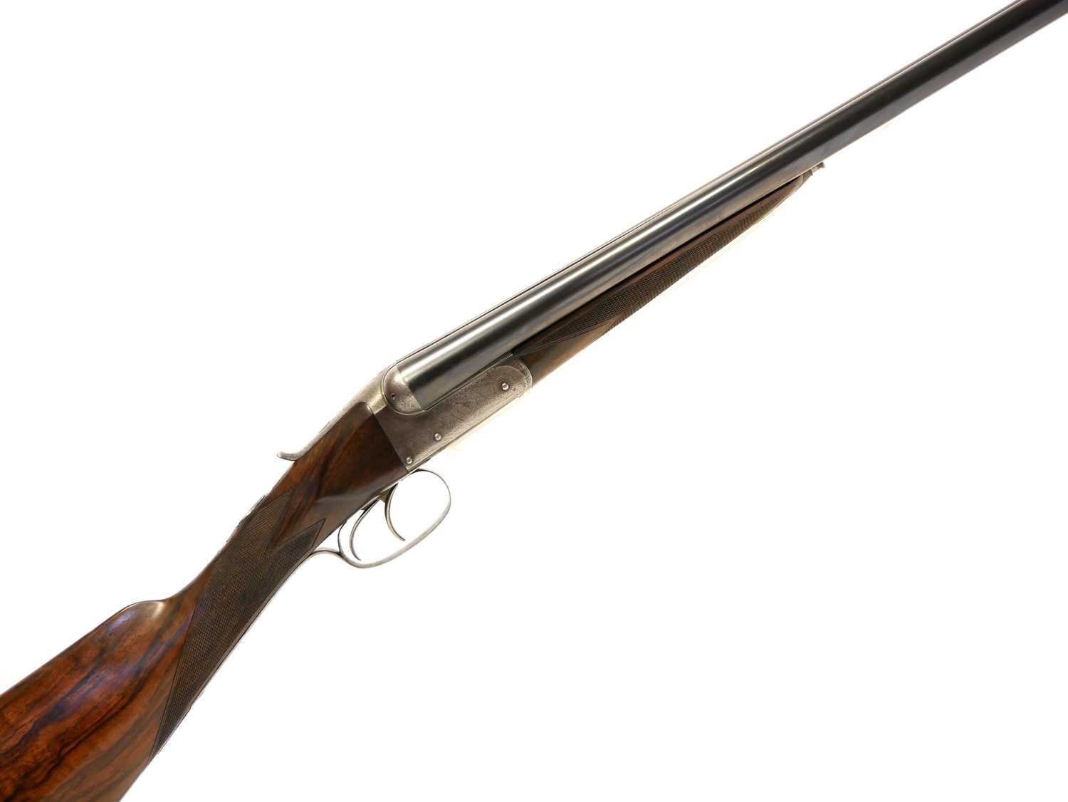 Lot 371 - William Powell bar-in-wood snap action lif up...