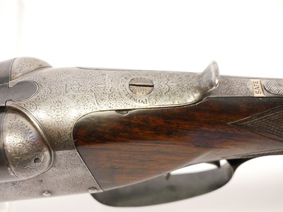 Lot 371 - William Powell bar-in-wood snap action lif up...