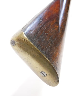 Lot 22 - Flintlock sporterised musket or officers fusil...