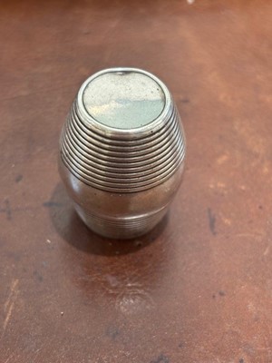 Lot 10 - A Georgian silver nutmeg grater.