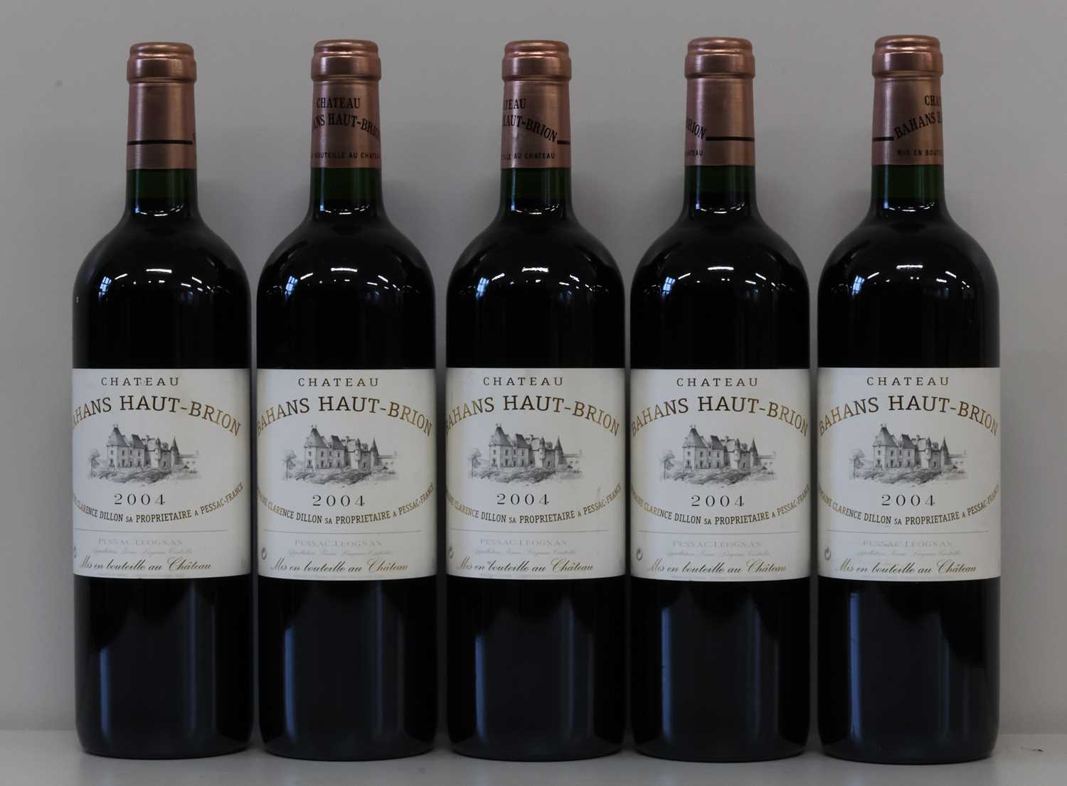 Lot 102 - 5 Bottles Chateau Bahans Haut Brion Pessac-Leognan 2004