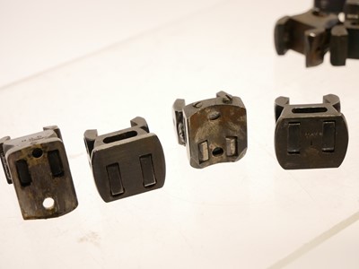 Lot 434 - Group of German style claw and shoe scope...