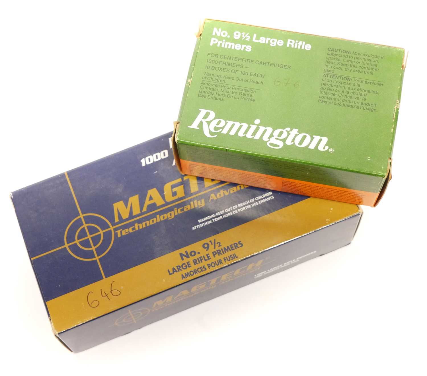 Lot 526 - Large Rifle primers, six hundred and seventy...