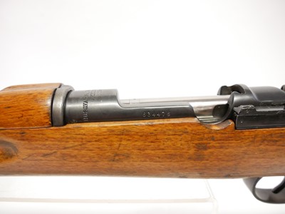 Lot 301 - Swedish M38 6.5x55 mm bolt action short rifle,...