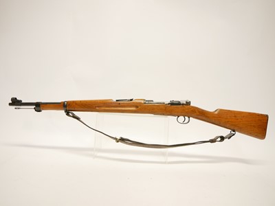Lot 301 - Swedish M38 6.5x55 mm bolt action short rifle,...