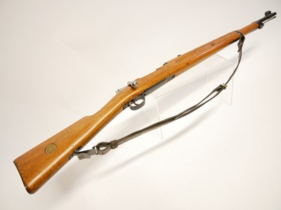 Lot 301 - Swedish M38 6.5x55 mm bolt action short rifle,...