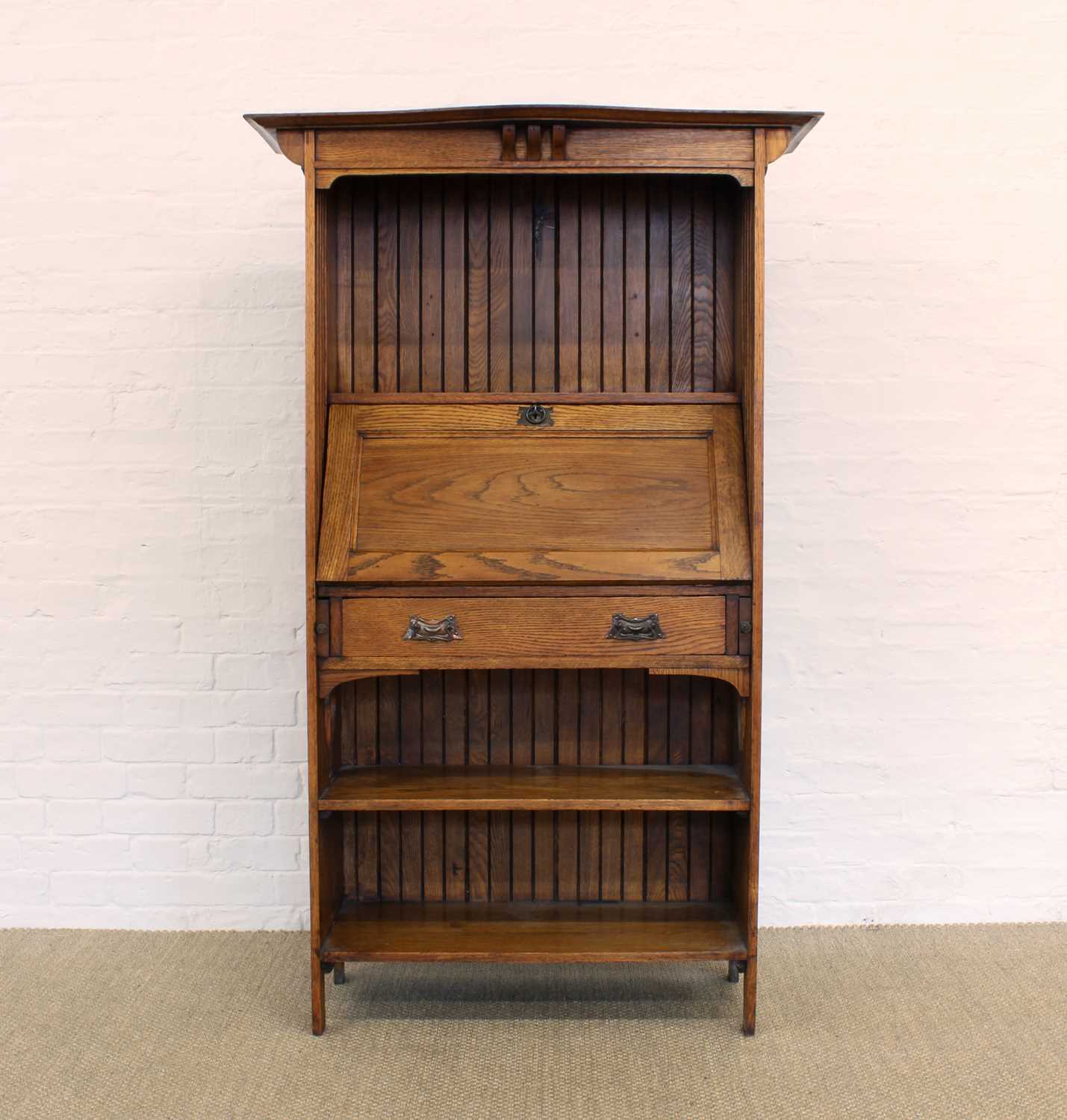 Lot 239 - Arts & Crafts Oak Bureau