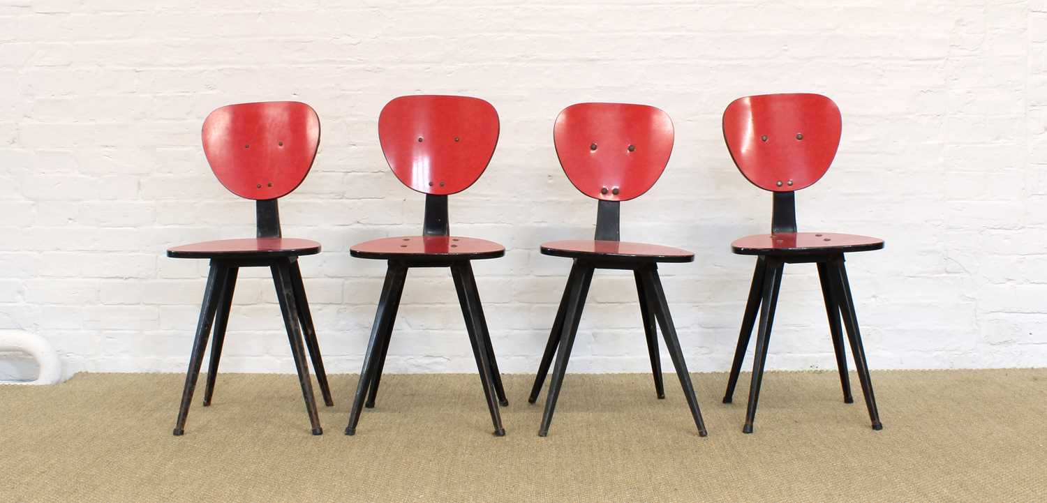 Lot 228 - Set of Four Retro Dining Chairs