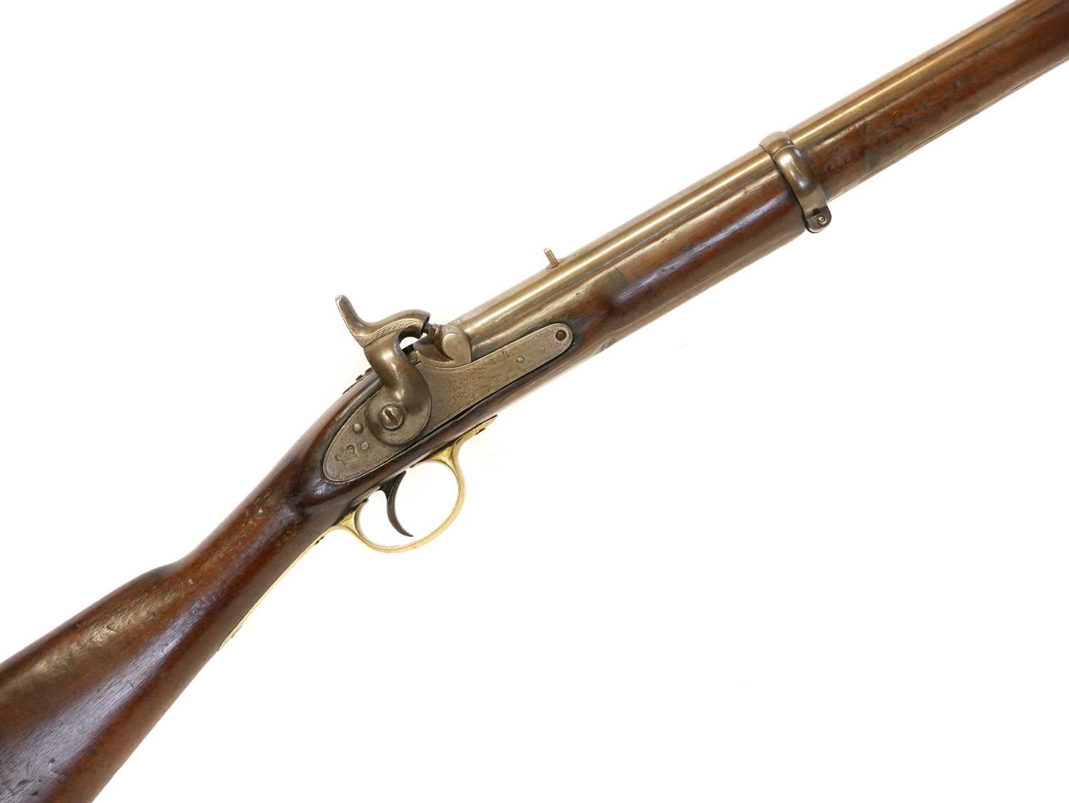 Lot 34 - P56 Percussion .65 calibre cavalry carbine,...