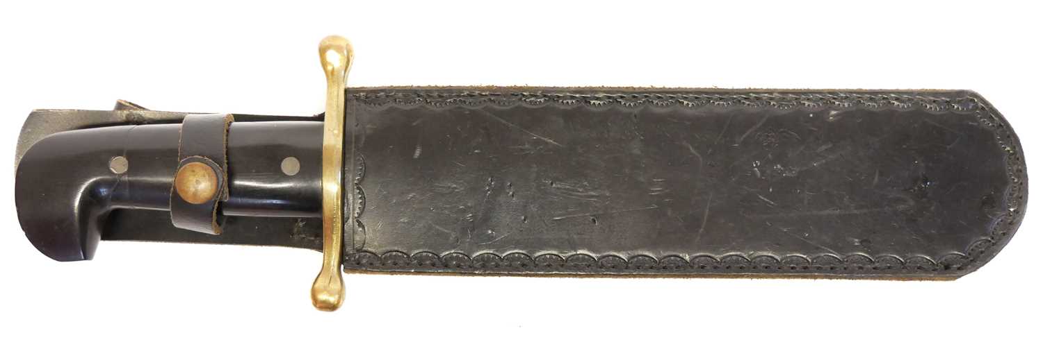 Lot 142 - Case bowie knife, 9.5inch blade stamped Case...