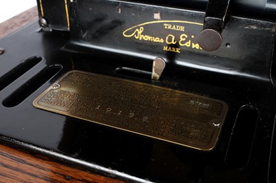Lot 60 - An "Edison Amberola" Cylinder Phonograph by Thomas A. Edison Inc.