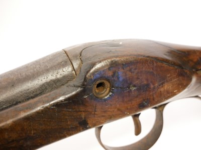 Lot 68 - The stock and barrel of a 6 bore wild fowling...