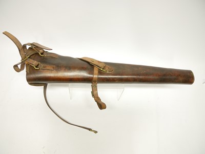 Lot 399 - 1905 Madsen / Rexer light machine gun leather...